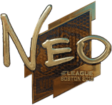 Sticker | NEO (Gold) | Boston 2018