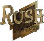 Sticker | RUSH (Gold) | Boston 2018 Sticker | RUSH (Gold) | Boston 2018 image