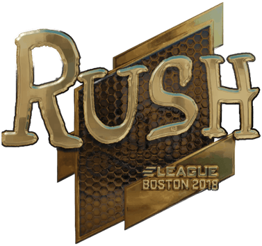 Sticker | RUSH (ทอง) | Boston 2018