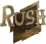 Sticker | RUSH (Gold) | Boston 2018