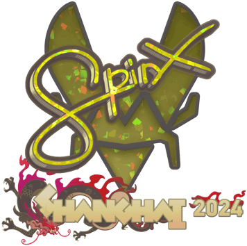 Sticker | Spinx (purpurina) | Shanghái 2024