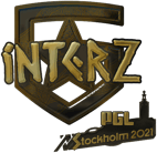 Sticker | interz (Gold) | Stockholm 2021 image