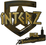 Sticker | interz (Gold) | Stockholm 2021