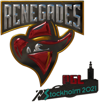Sticker | Renegades(은박) | 스톡홀름 2021