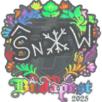 Sticker | snow (Holo) | Budapest 2025