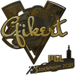 Sticker | Qikert (Gold) | Stockholm 2021