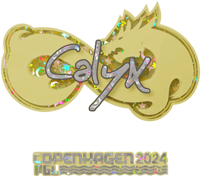 Sticker | Calyx (Glitzer) | Kopenhagen 2024