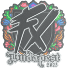 Sticker | Fluxo (Embroidered) | Budapest 2025 image