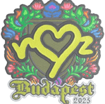 Sticker | ropz (Embroidered) | Budapest 2025