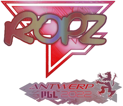 Sticker | ropz (holo) | Anvers 2022