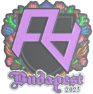 Sticker | Rare Atom (Embroidered) | Budapest 2025 image