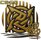 Sticker | Ninjas in Pyjamas (Gold) | 2020 RMR image