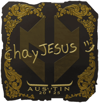 Sticker | chayJESUS (Gold) | Austin 2025