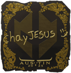 Sticker | chayJESUS (Gold) | Austin 2025
