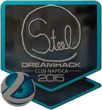 Sticker | steel (reflectante) | Cluj-Napoca 2015