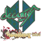 Sticker | decenty (Holo) | Shanghai 2024 image