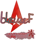 Sticker | blameF (Holo) | Antwerp 2022 image