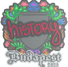 Sticker | History (Embroidered) | Budapest 2025 Sticker | History (Embroidered) | Budapest 2025 image
