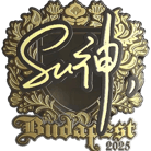 Sticker | C4LLM3SU3 (Gold) | Budapest 2025 image