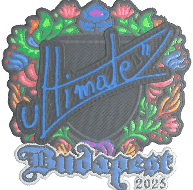 สติกเกอร์ | ultimate (Embroidered) | Budapest 2025