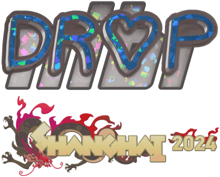 Sticker | drop (scintillant) | Shanghai 2024