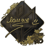 Sticker | lauNX (Gold) | Rio 2022