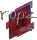 Sticker | ropz (Foil) | Boston 2018 image
