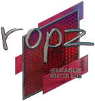 Sticker | ropz (Foil) | Boston 2018