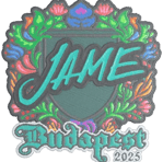 Sticker | Jame (Embroidered) | Budapest 2025