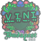Sticker | VINI (Embroidered) | Budapest 2025 Sticker | VINI (Embroidered) | Budapest 2025 image