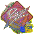 Sticker | REZ (Glitter) | Rio 2022