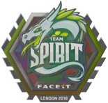 Sticker | Team Spirit (Holo) | London 2018