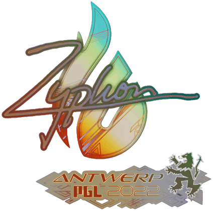 Sticker | Zyphon (holograficzna) | Antwerpia 2022
