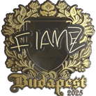 Sticker | FlameZ (Gold) | Budapest 2025 Sticker | FlameZ (Gold) | Budapest 2025 image