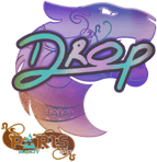 Sticker | drop (Holo) | Paris 2023