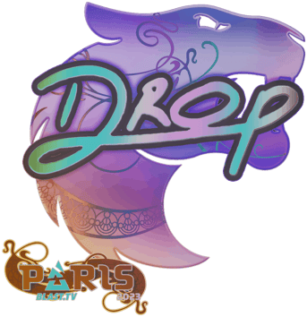 Sticker | drop (holográfica) | París 2023