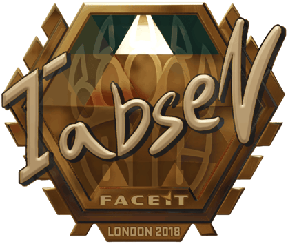 Sticker | tabseN (Gold) | London 2018
