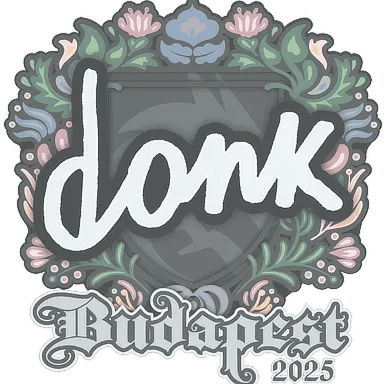 สติกเกอร์ | donk | Budapest 2025