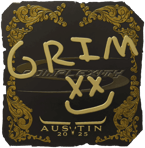 Sticker | Grim (Gold) | Austin 2025