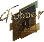 Sticker | chopper (Gold) | Boston 2018 image
