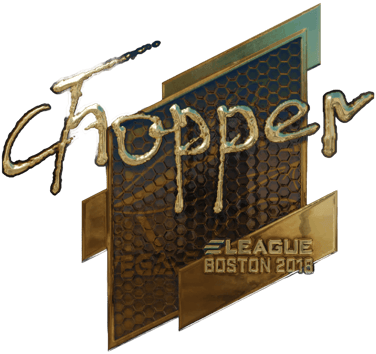 Sticker | chopper (Altın) | Boston 2018
