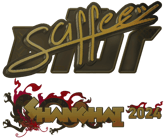 Sticker | saffee (Gold) | Shanghai 2024 image