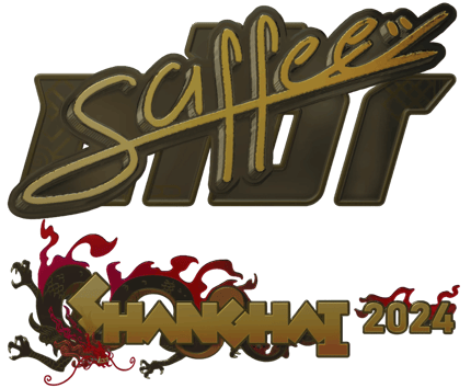 Sticker | saffee (złota) | Szanghaj 2024
