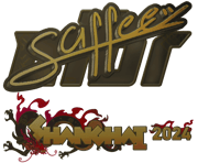 Sticker | saffee (Gold) | Shanghai 2024