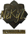 Sticker | NEKiZ (Gold) | Copenhagen 2024 image