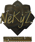 Sticker | NEKiZ (Gold) | Copenhagen 2024