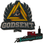 Sticker | GODSENT (Foil) | Stockholm 2021