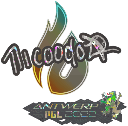 Sticker | nicoodoz (Glitter) | Anversa 2022