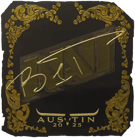Sticker | b1t (Gold) | Austin 2025 image