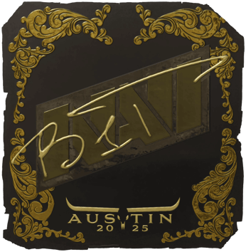 Sticker | b1t (ゴールド) | Austin 2025